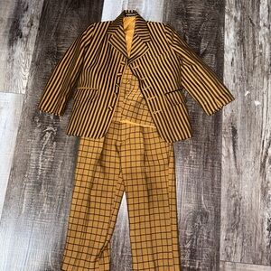 Striped and Checkered boys Suit